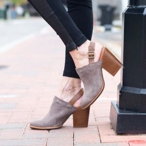 Kork-Ease Janelle Slingback Gray Nubuck